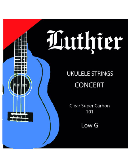 Juego Cuerdas Luthier Ukelele Concert G Low LU-UCOL