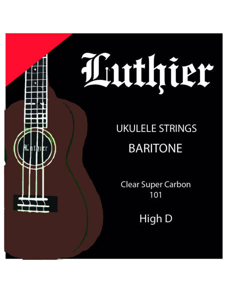 Juego Cuerdas Luthier Ukelele Barítono D High LU-UBAH