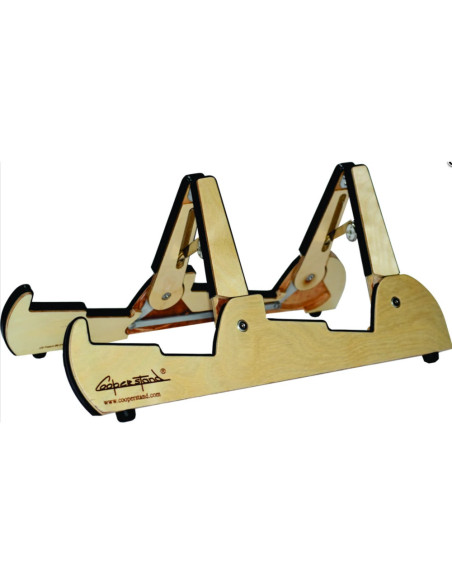 Soporte Doble para Guitarra Cooperstand Pro-TB Tandem Abedul