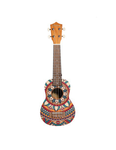 Ukelele Soprano Bamboo B1E-CM Circus Mandala