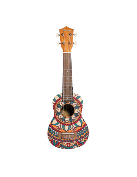 Ukelele Soprano Bamboo B1E-CM Circus Mandala