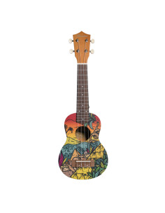 Ukelele Soprano Bamboo B1E-HC Hot Caribe