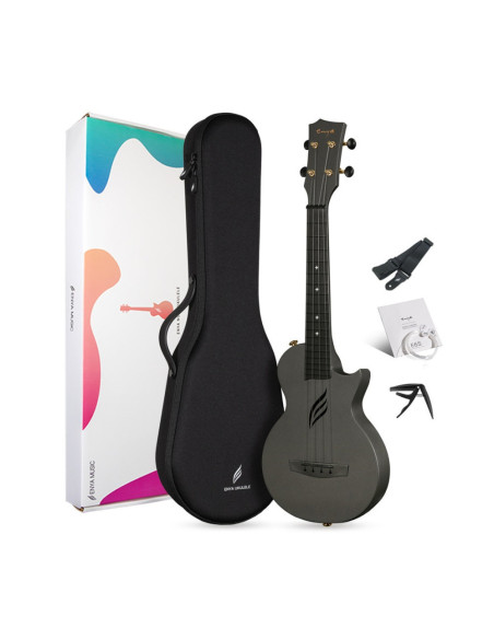 Ukelele Enya Nova-U/BK Negro