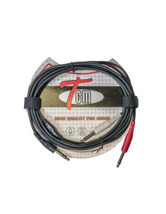 Cable Jack Stereo-2 Jack Mono TCM TJJS-3 3 Metro