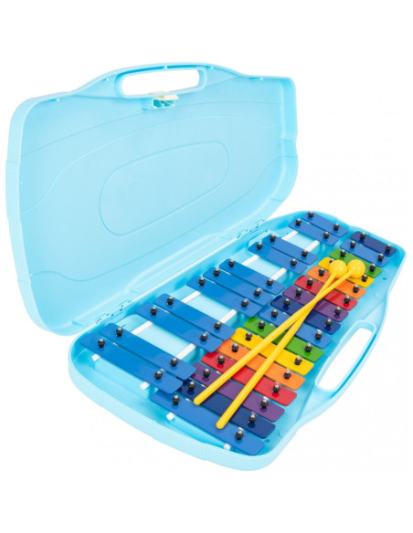 Carrillón Percussion Plus Color & Play KB27N Celeste 27 Teclas Colores