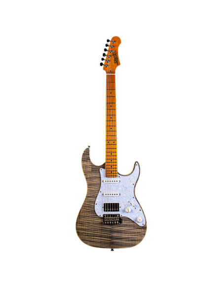 Guitarra Eléctrica Jet JS450-TBK-HSS Transparent Black