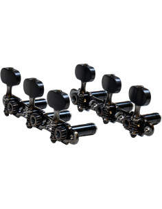 Clavijero Clásica Gotoh 35AR510S-EN-CK Tubo Aluminio Negro