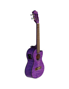 Ukelele Tenor Lanikai QM-PUCET Quilted Maple Electrificado Purple