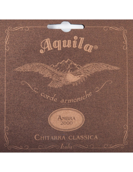 Juego Cuerdas Guitarra Clásica Aquila 108-C Ambra 2000 Tensión Normal