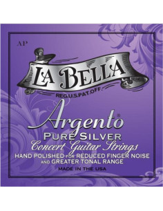 Juego La Bella Argento Pure Silver Hand Polished Medium Clásica AP