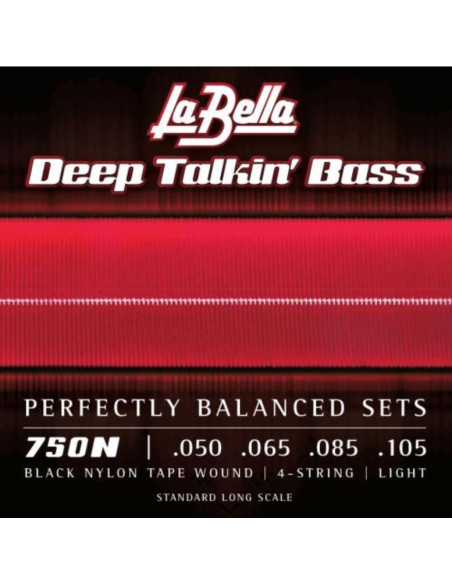 Juego La Bella Bajo Deep Talkin´ Bass Tapewound 750-N (050-105)