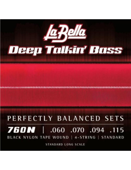 Juego La Bella Bajo Deep Talkin´ Bass Tapewound 760-N (060-115)