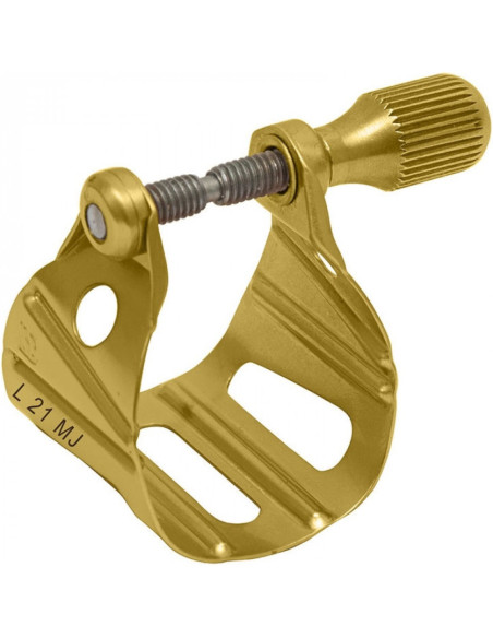 Abrazadera Saxo Alto/Tenor BG Universal Metal Jazz Chapada Oro L-21MJ