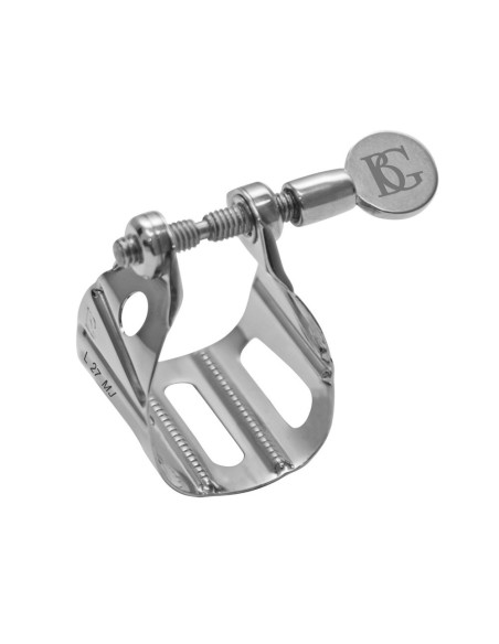 Abrazadera Saxo Alto/Tenor BG Universal Metal Jazz Plateada L-27MJ