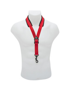 Cordón Saxo BG S-19SH Ancho Al Cuello Rojo