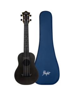 Ukelele Concert Flight TUC-35BK Travel Negro