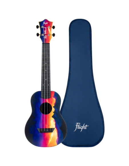 Ukelele Concert Flight TUC-EE Travel Sunset Elise Ecklund Signature