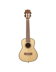 Ukelele Concert Bones SP360C Abeto Solida