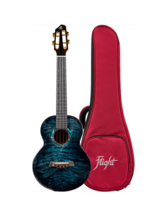 Ukelele Tenor Flight A10QM Anniversary Series Aqua Blue