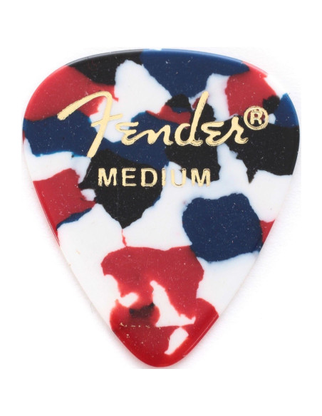 Pack 12 Púas Fender 198-0351-850 Confetti Medium