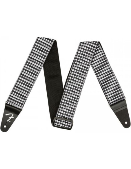 Correa Fender 099-0709-005 Houndstooth Blanca