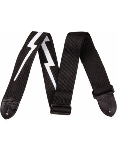 Correa Fender 099-0613-106 Lightning Bolt Nylon Negra 2"