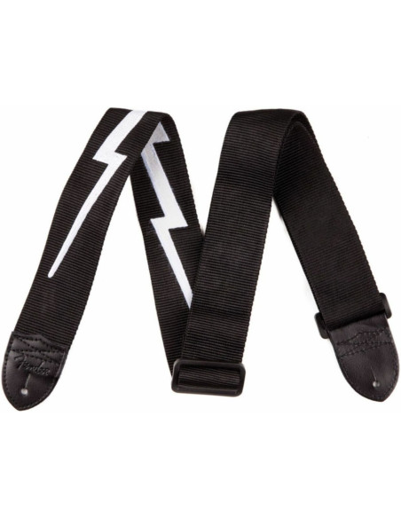 Correa Fender 099-0613-106 Lightning Bolt Nylon Negra 2"