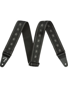 Correa Fender 099-0615-004 Nylon Stars & Stripes Negra/Gris 2"