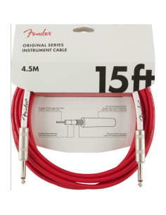 Cable Jack Fender 099-0515-010 Original Series Rojo 4,5m