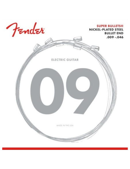 Juego Fender Eléctrica Super Bullets (009-046) 3250-LR