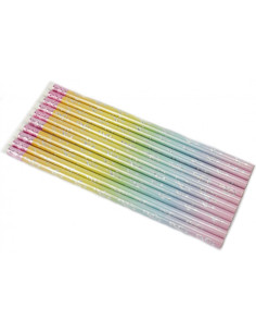 Pack 10 Lápices Clave de Sol Agifty B-1154 colores
