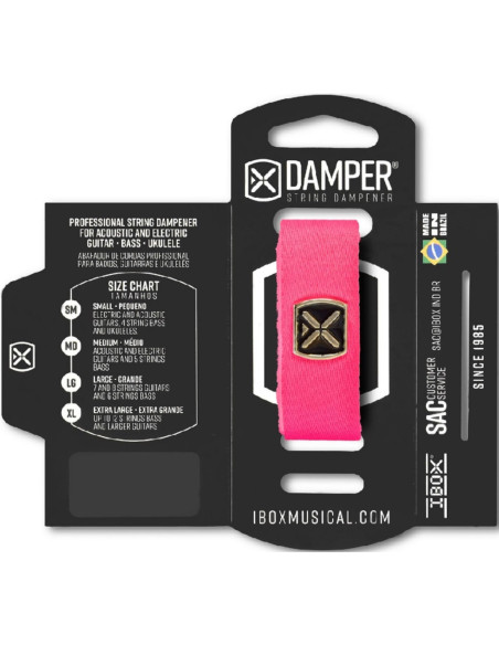 Amortiguador de Cuerdas Ibox Damper Large Rosa DTLG21