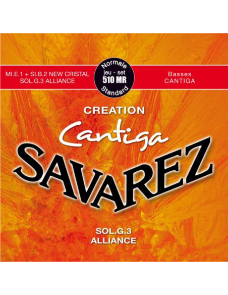 Juego Savarez Creation Cantiga Roja Clasica 510-MR