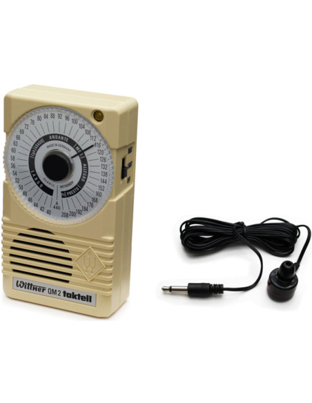 Metrónomo Wittner Quartz QM-2 861121 Marfil