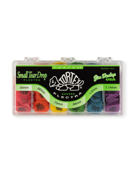 Caja 216 Púas Dunlop 4231 Tortex Small Teardrop
