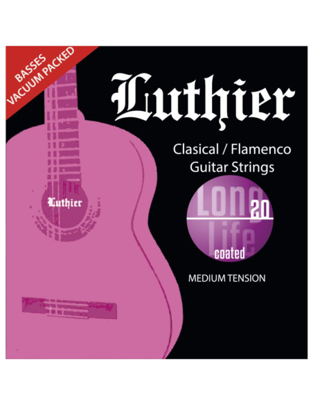 Juego Cuerdas Luthier 20 Long Life Clásica LL-20