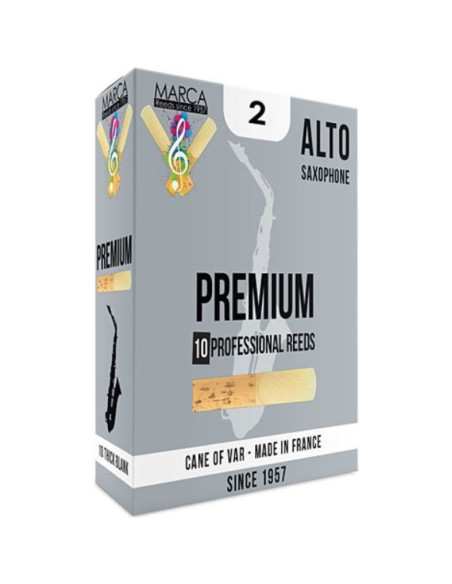 Caja 10 Cañas Saxo Alto Marca Premium 2