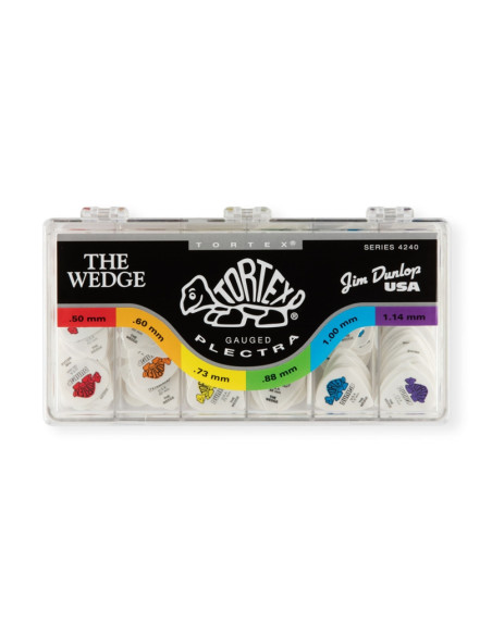 Caja 216 Púas Dunlop 4240 Tortex Wedge