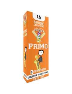 Caja 5 Cañas Saxo Barítono Marca Primo 1½