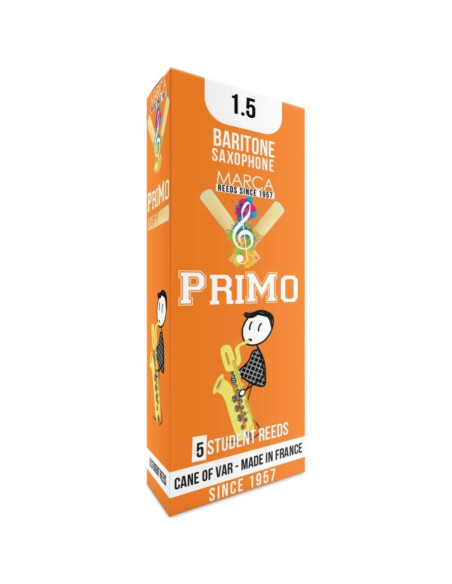 Caja 5 Cañas Saxo Barítono Marca Primo 1½