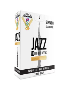 Caja 10 Cañas Saxo Soprano Marca Jazz Unfiled 3