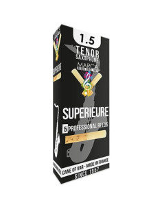 Caja 5 Cañas Saxo Tenor Marca Superieure 1½