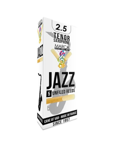 Caja 5 Cañas Saxo Tenor Marca Jazz Unfiled 2½