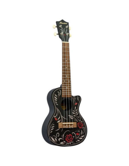 Ukelele Soprano Bamboo B21-RL Flowers & Roll