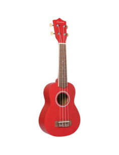 Ukelele Soprano Bamboo BE-RED Studio Red