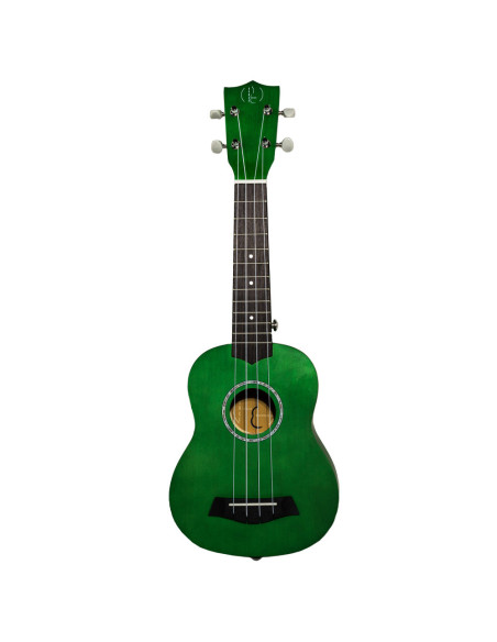 Ukelele Soprano Bones SP200S-GN Linden Verde Satinado