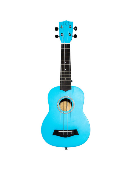 Ukelele Soprano Bones SP200S-LB Linden Azul Cielo Satinado