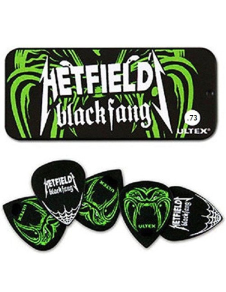 Lata 6 púas Dunlop PH-112T073 Hetfield Black Fang 0.73mm