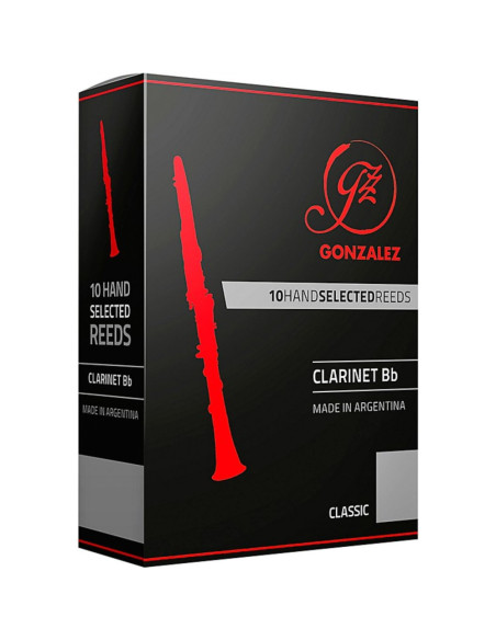 Caja 10 Cañas Clarinete Gonzalez Classic 4