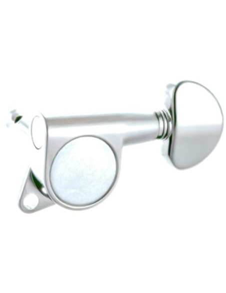 Clavijero Acustica/Eléctrica Luthier J333C-D7 Cromado 6L